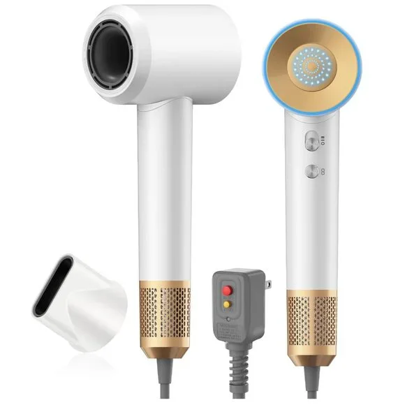 White and Gold Hair Dryer - Picture 1 of 5